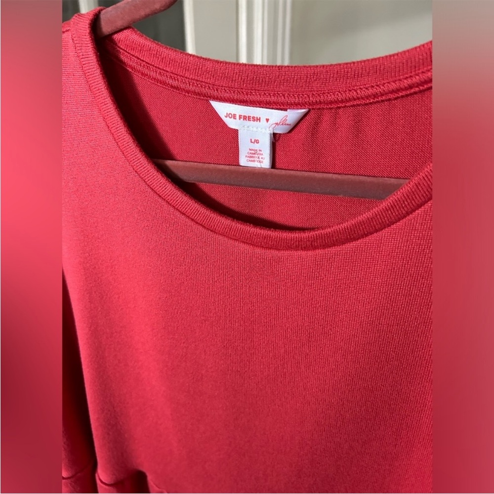 Joe Fresh x Jillian Peplum LS Top (L) - Picture 2 of 6